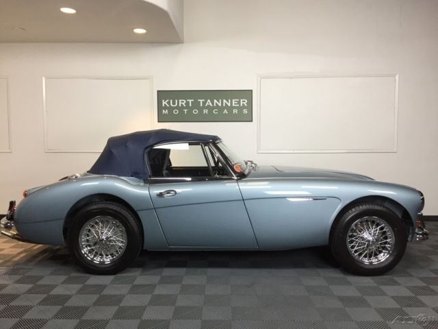 1966 austin healey 3000 mk 3 bj-8 phase 2. healey blue / navy trim. nut & bolt
