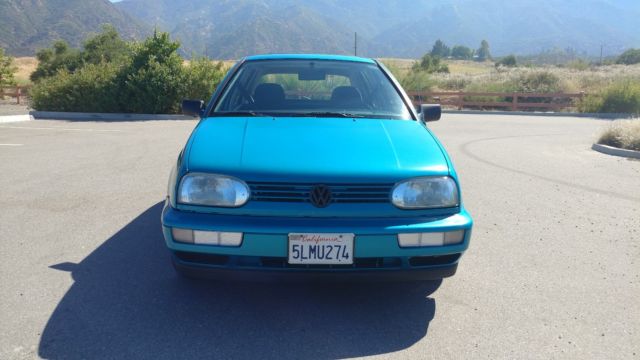 rare clean rustfree vw golf iii gl! california mk3! no reserve auction!