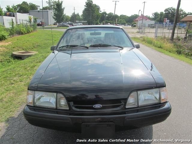 1989 ford mustang lx 5.0 37664 miles black hatchback automatic