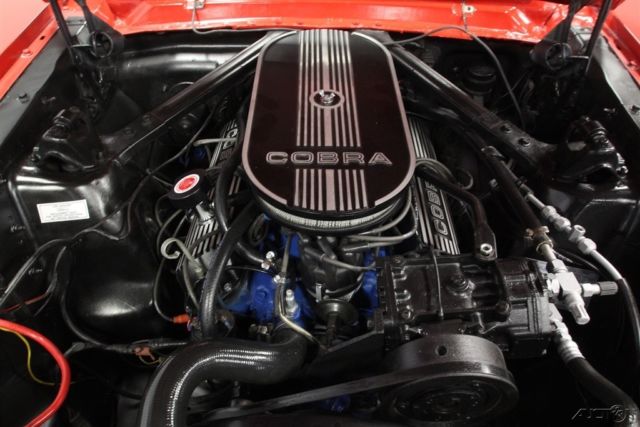 stripes red pony stang fomoco classic vintage collector restored muscle coupe