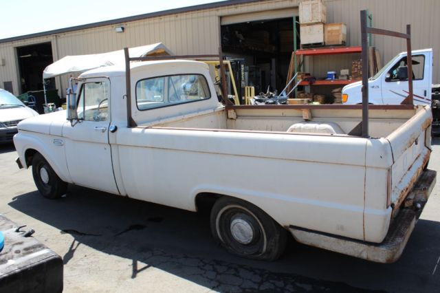 1965 f-100 twin beam long california truck straight six