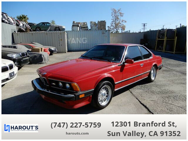 bmw e24 m6 zinnoberrot red lotus white no reserve