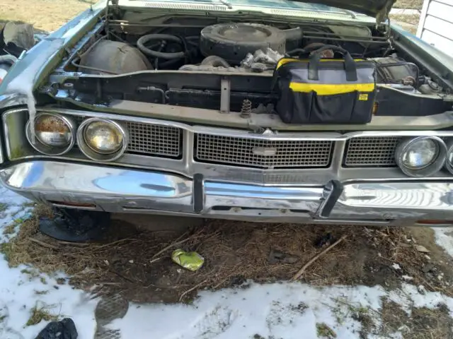 1968 dodge monaco- all original 383/727/8.75- runs drives and stops- hit in rear