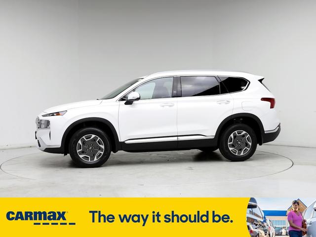 2022 hyundai santa fe hev blue