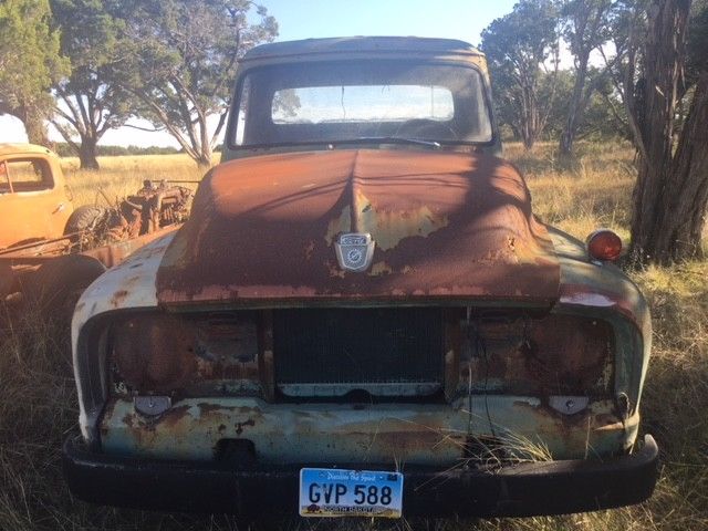1953 ford f-500, flat head motor, great patina