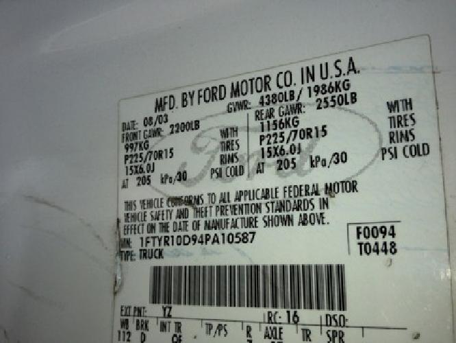 2004 ford ranger in ramseur, nc