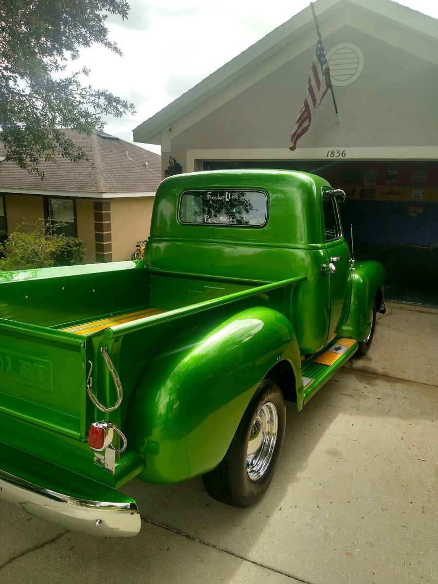 1949 chevrolet 3100 pickup green rwd manual base