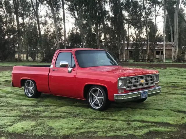 1977 chevy c10 silverado 20" wheels custom interior c-10