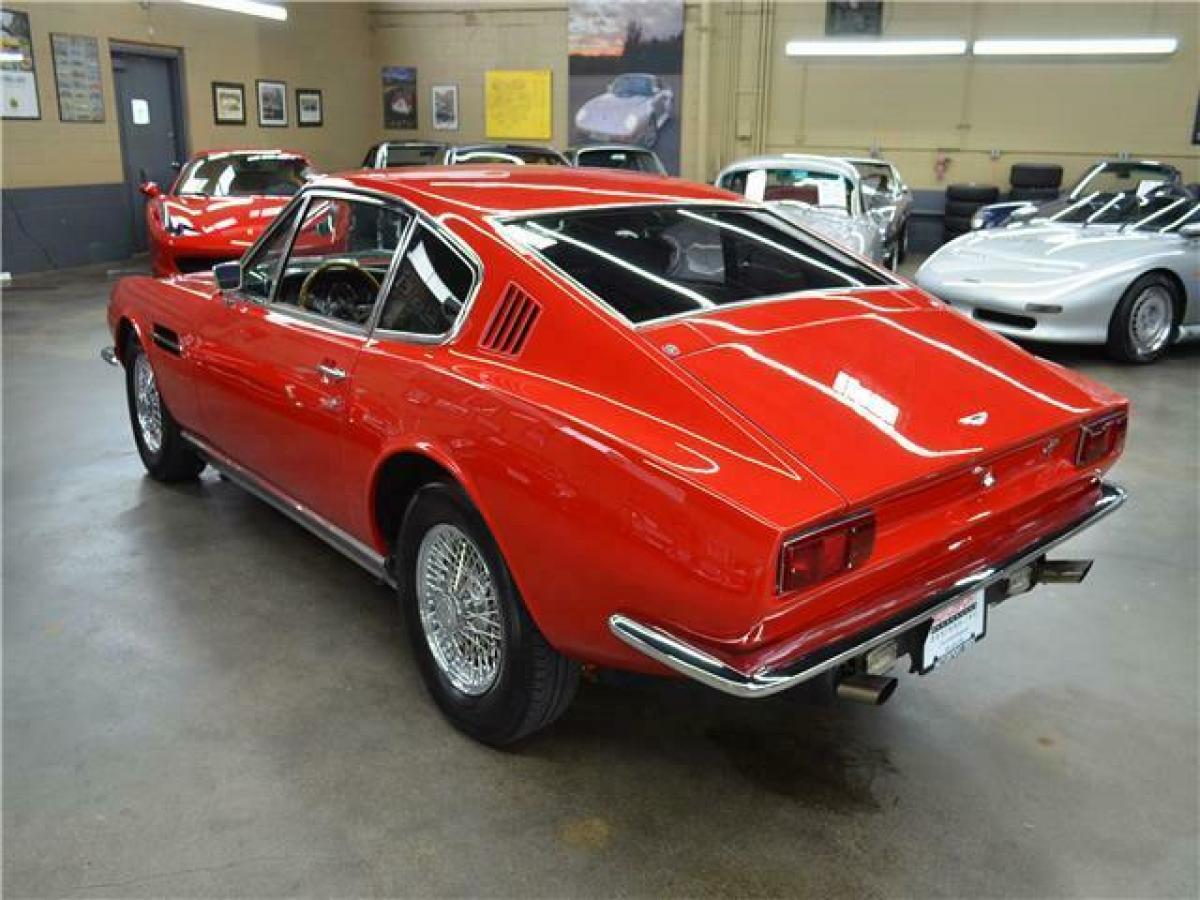 1969 aston martin dbs 34375 miles fiesta red manual