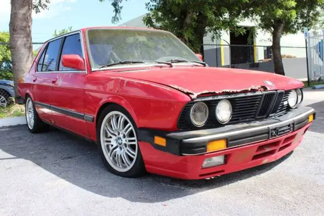 1987 bmw 5 series 535is 4dr sedan manual 5-speed rwd i6 3.4l gasoline