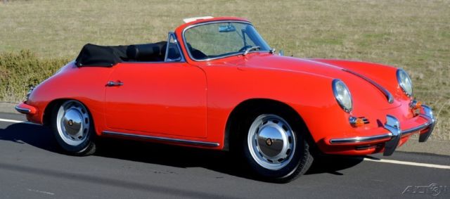 1965 356sc reutter cabriolet all-original body panels #match fully restored