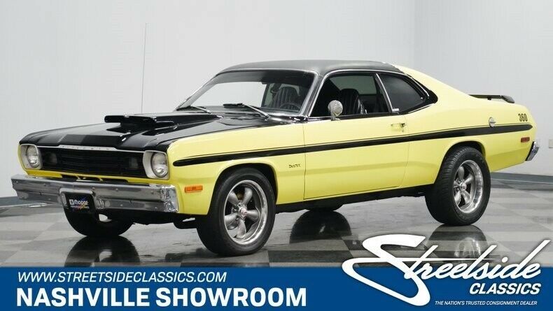 classic vintage mopar 360 motor bold colors