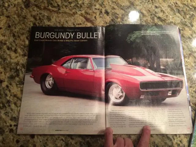 1967 chevrolet camaro - pro-street - award winning - magazine pictured - classic