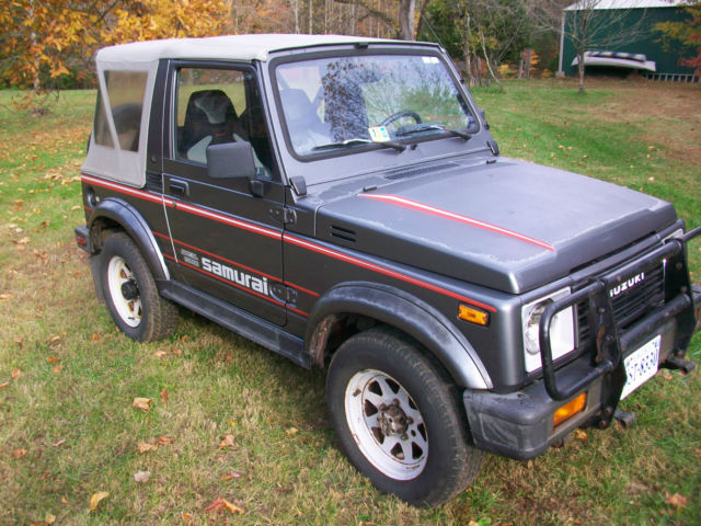 1987 suzuki samurai rare special edition 4x4 soft top low miles with extras nice