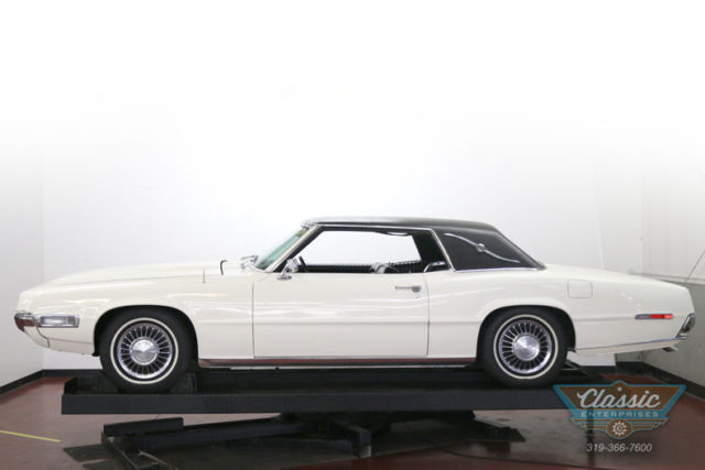 1968 ford thunderbird landau wimbledon white hardtop 429 v8 air