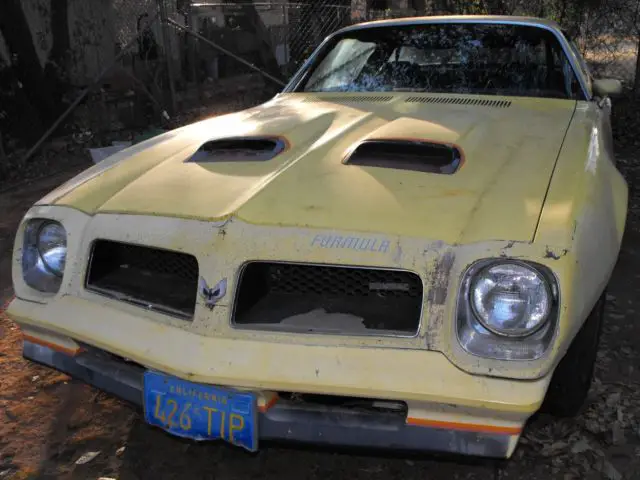 1976 pontiac firebird formula 400 california 95% rust free