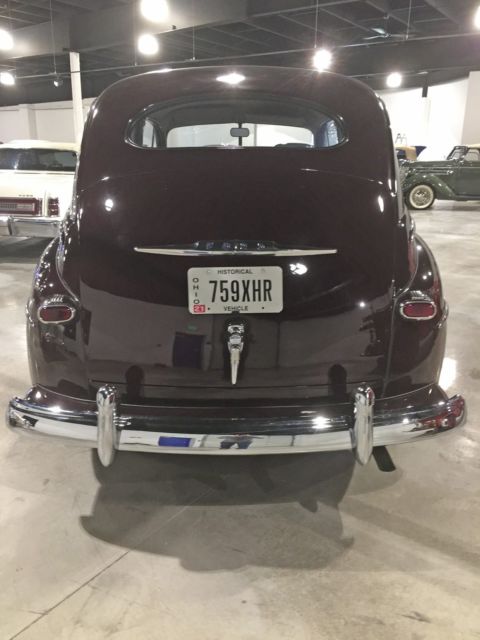 1948 ford fordor super deluxe sedan high torque 6 cylinder w/ columbia two speed