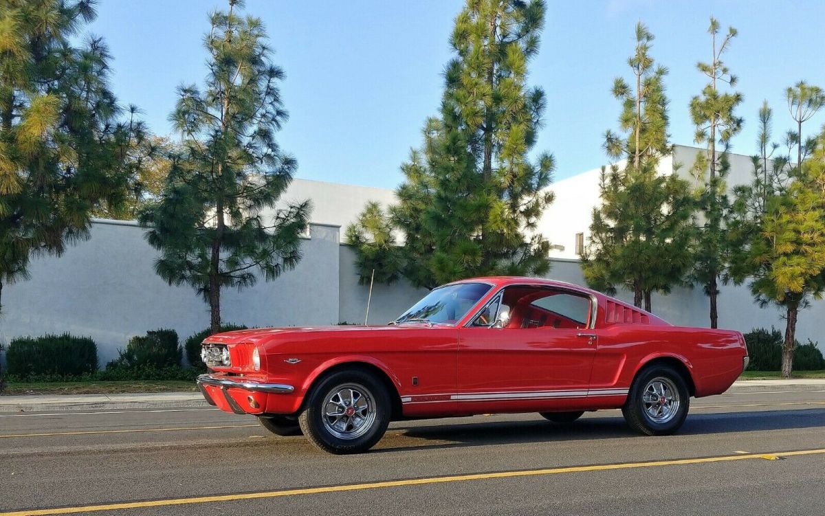 survivor 1965 ford mustang fastback gt 289 4-barrel a-code **rare factory gt**