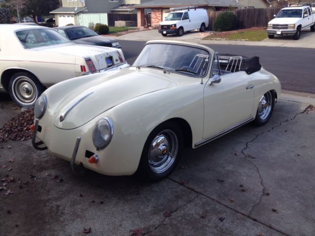 real 1959 porsche 356a cabriolet w/ rebuilt enigne and transmission no reserve!