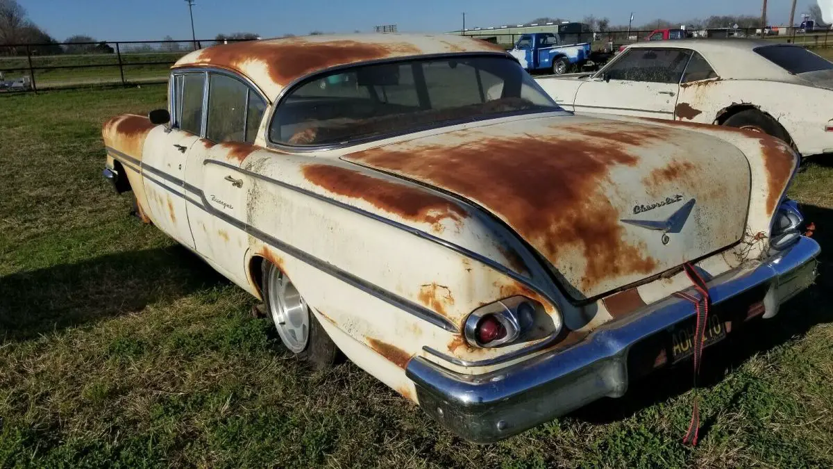 1958 chevy biscayne belair impala project car