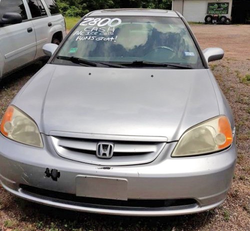 2002 honda civic in texas