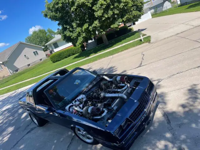 1987 chevrolet monte carlo coupe blue rwd automatic