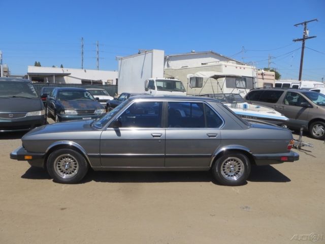 1986 bmw 528e used 2.7l i6 12v automatic no reserve