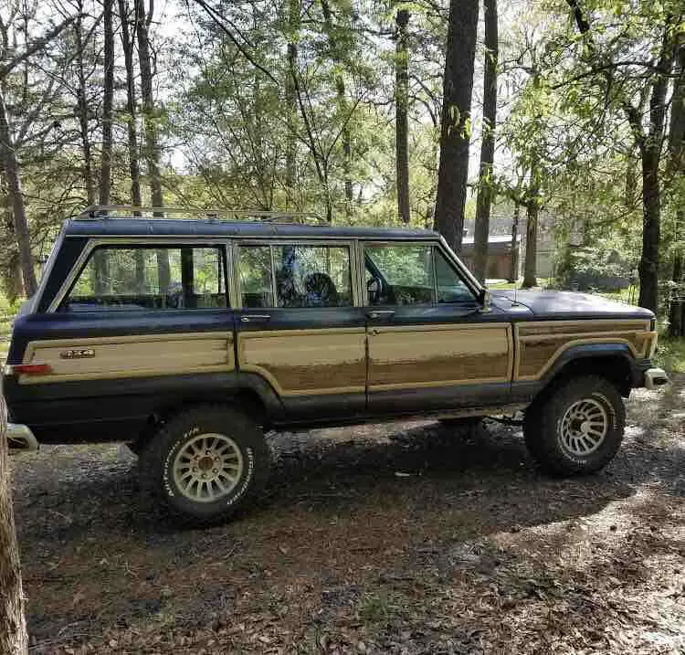 1988 jeep grand wagoneer suv blue 4wd automatic