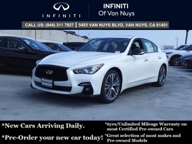 new 2024 infiniti q50 sensory