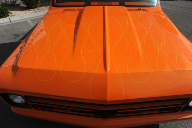 1968 chevy c10 built & painted by counts kustoms in las vegas - bagged & flamed