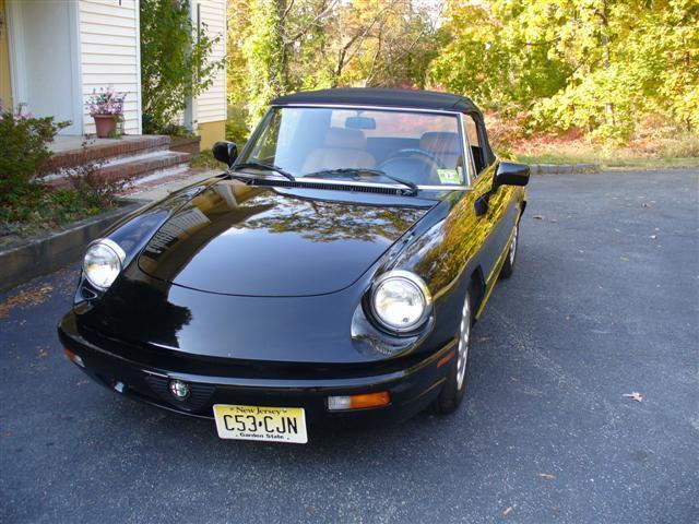 1993 alfa romeo spider veloce convertible 2.0l low miles, driver, nice shape
