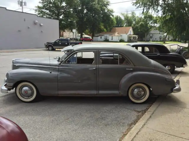 packard clipper deluxe 8 barn find - excellent patina rat rod hot rod