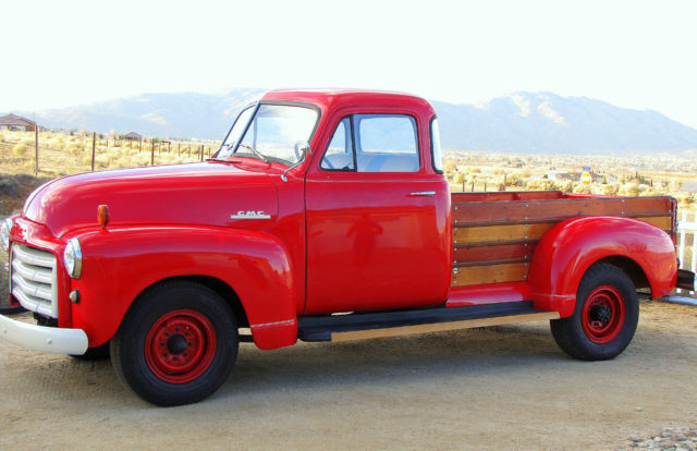 gmc chevrolet 1951 5 window woody red orig california beautiful !!!!!!!