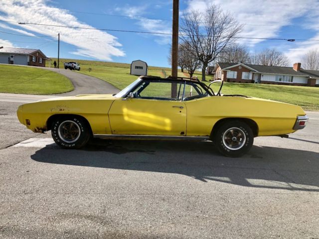 1970 pontiac gto convertible*rarestraightblack/blue*4spdw/console*phsreport*nr
