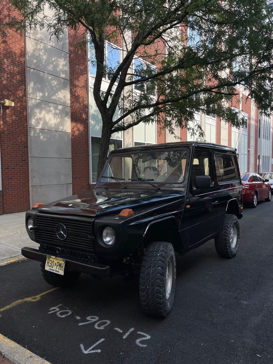 1980 mercedes-benz g-class wagon black 4wd manual g wagon 300gd
