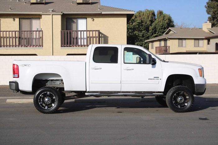 used 2009 gmc sierra 2500 4x4 crew cab slt tulare, ca 93274 for sale in tulare, california