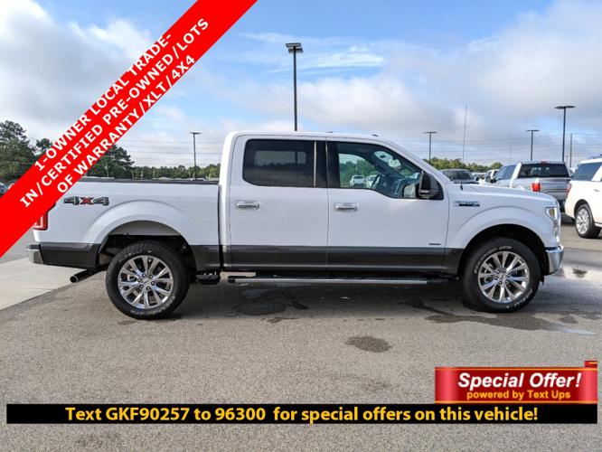 certified 2016 ford f150 xlt hattiesburg, ms 39402 for sale in hattiesburg, mississippi