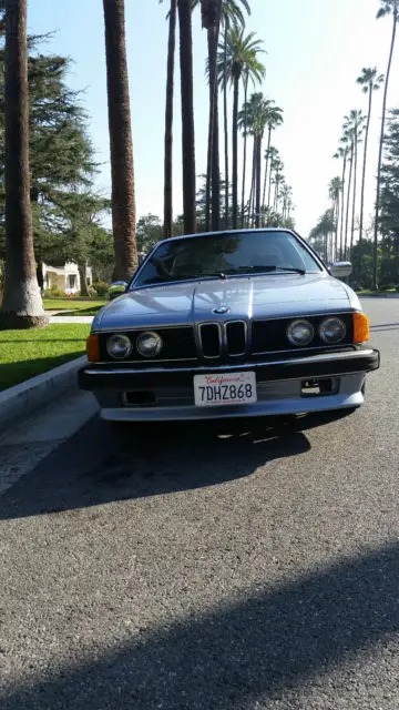 1984 bmw 633csi,coupe,5 speed manual, sunroof, leather,m style rims,runs great!!