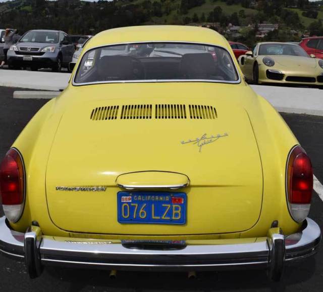 1974 karmann ghia yellow 100% original california car