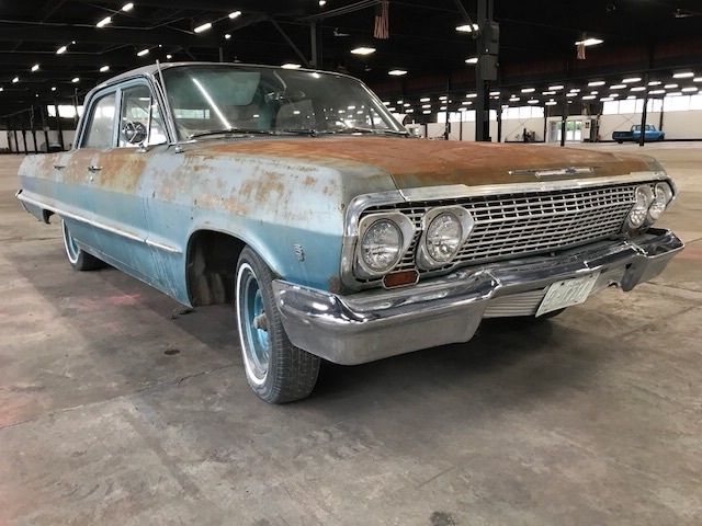 1963 chevrolet bel air "barn surprise" 1 owner original