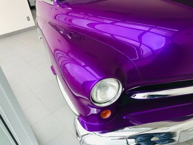 1951 custom mercury convertible purple passion