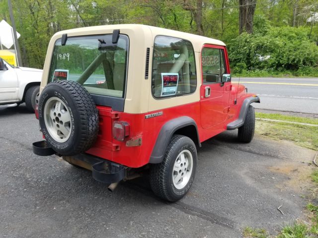 1989 jeep wrangler only 94,550 miles 2-door 4.0l automatic with 4 wheel drive