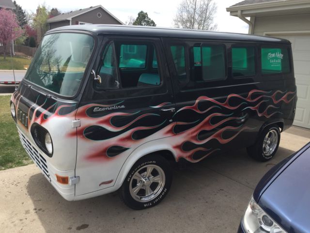 custom econoline window van
