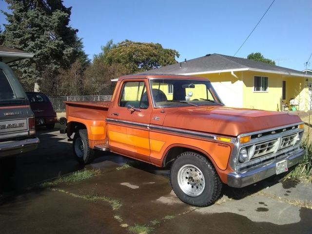 1977 ford f100 flareside stepside running project