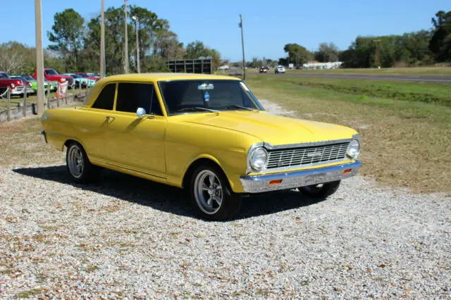 1965 chevrolet nova ii yellow ss tribute