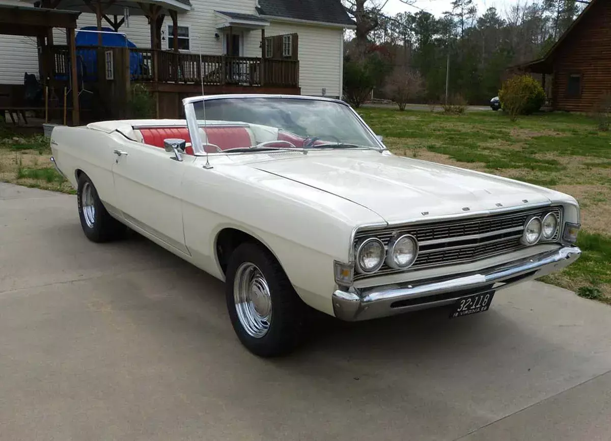 1968 ford fairlane 500 convertible, 302, automatic, custom interior