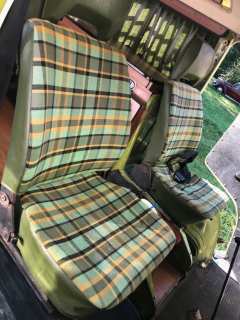 1976 volkswagen westfalia deluxe camper bus pop up top