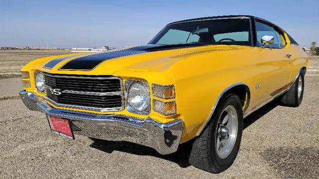 1971 chevrolet yellow restored, texas, rust free!!