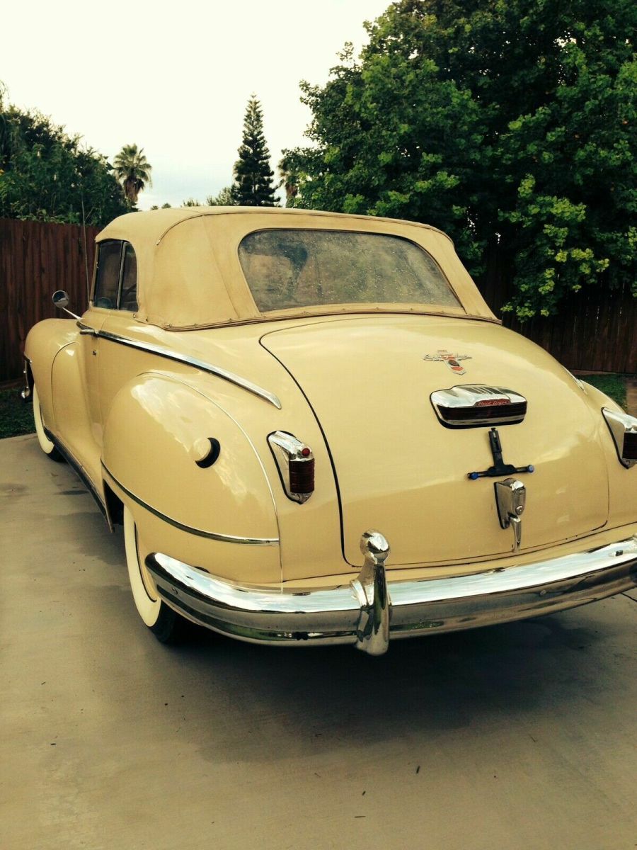 1948 chrysler windsor convertible brown fwd manual