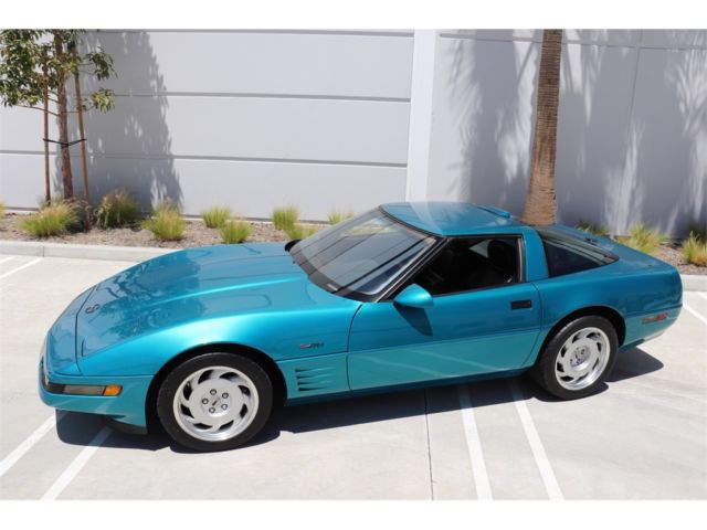 1992 chevrolet corvette zr1 21643 miles blue 5l na v8 double overhead cam (dohc